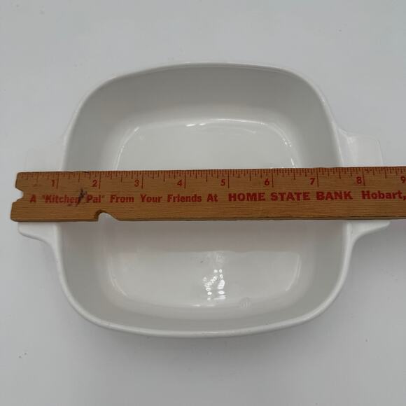 Shadow Iris by Corelle Casserole Square 1 Qt  Corningware Pyrex A-1-B - Picture 4 of 5